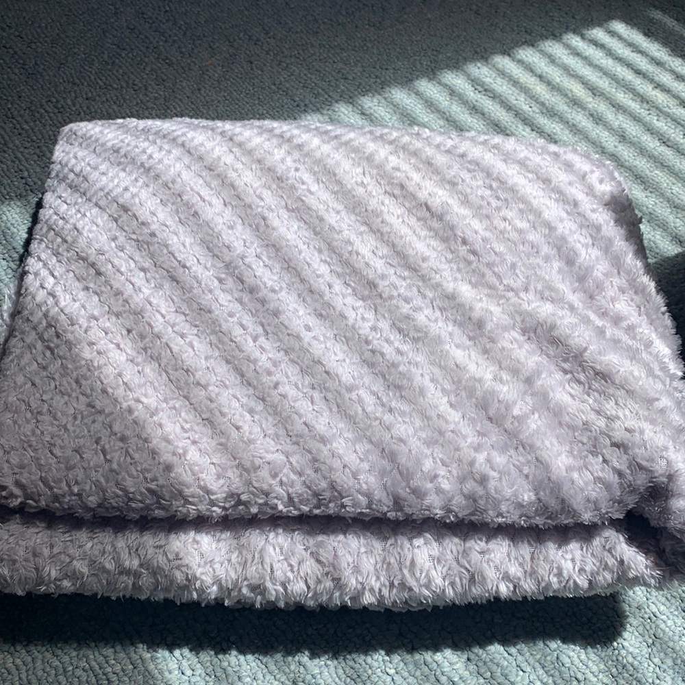 purple soft blanket